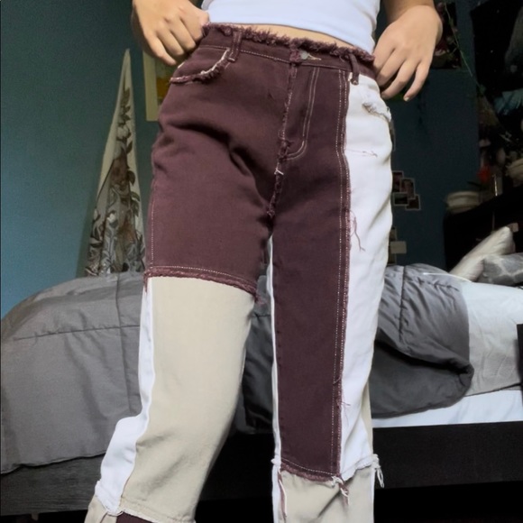 patched jeans - Picture 1 of 3